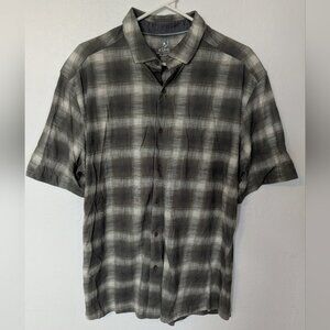 Kuhl Men Green Button Down Shirt XL Lightweight Pre Owned